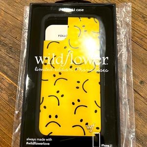 Wild flower limited edition IPhone 11 case. Sad U